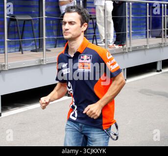 Sabadell, Barcelone, Espagne. 7 septembre 2025. Montmelo Espagne 07 septembre 2025 Dani Pedrosa (26 ESP KTM) regarde pendant la course au Grand Prix MotoGP de Catalogne 2025 à Montmelo Espagne le 07 septembre 2025 (image crédit : © Xavi Urgeles/ZUMA Press Wire) USAGE ÉDITORIAL SEULEMENT ! Non destiné à UN USAGE commercial ! Banque D'Images