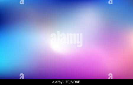 Dégradé doux de couleurs bleu rose et violet abstrait Illustration de Vecteur