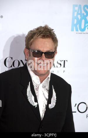 Elton John au 3e concert annuel de Fashion Rocks dans le cadre de la Fashion week de New York, Radio City Music Hall, New York - 07 septembre 2006 Banque D'Images