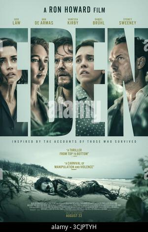EDEN (2024), réalisé par RON HOWARD. Crédit : Imagine Entertainment / AGC Studios / album Banque D'Images