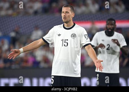 Cologne, Deutschland. 07 septembre 2025. Waldemar ANTON (GER), geste, donne des instructions, action, image unique, motif simple recadré, demi-figurine, demi-figurine. Match international de football, Coupe du monde qualification Groupe A, Journée 6, Allemagne (GER) - Irlande du Nord (NIR) 3-1, le 7 septembre 2025, RheinEnergieStadion/dpa/Alamy Live News Banque D'Images