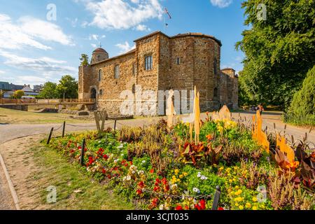 Musée du château de Colchester, essex Banque D'Images