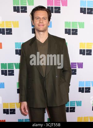 New York, États-Unis. 08 septembre 2025. Jonathan Groff assiste au déjeuner du 25e anniversaire des New 42 Studios qui s'est tenu aux New 42 Studios le 8 septembre 2025 à New York © Steven Bergman/AFF-USA.COM crédit : AFF/Alamy Live News Banque D'Images