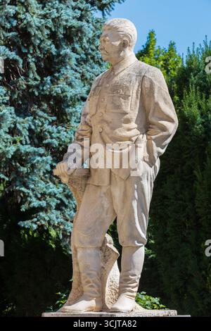 Monument à Joseph Staline, homme politique soviétique et révolutionnaire (1878-1953) dans sa ville natale Gori, Géorgie Banque D'Images