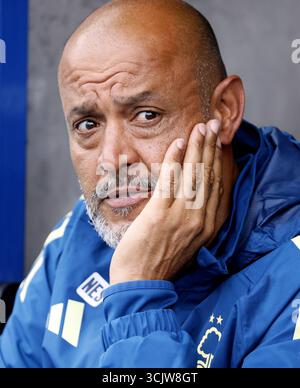 Dossier photo du 09/09/25 de Nuno Espirito Santo. Nottingham Forest a limogé l'entraîneur-chef Nuno Espirito Santo à la suite d'une rupture de sa relation avec le propriétaire du club Evangelos Marinakis. Date d'émission : mardi 9 septembre 2025. Banque D'Images