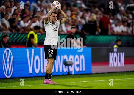 COLOGNE, ALLEMAGNE - 7 SEPTEMBRE : David Raum, Allemand, participe au match de qualification pour la Coupe du monde de la FIFA 2026 opposant l'Allemagne à l'Irlande du Nord au RheinEnergieStadion le 7 septembre 2025 à Cologne, Allemagne. (Photo de René Nijhuis) crédit : René Nijhuis/Alamy Live News Banque D'Images
