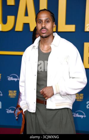 Jonathan Kwesi Aikins BEI der Premiere der Disney+ Serie 'Call My agent Berlin' im Colosseum Kino. Berlin, 08.09.2025 Banque D'Images
