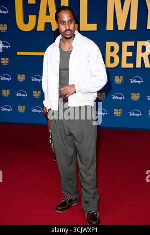Jonathan Kwesi Aikins BEI der Premiere der Disney+ Serie 'Call My agent Berlin' im Colosseum Kino. Berlin, 08.09.2025 Banque D'Images