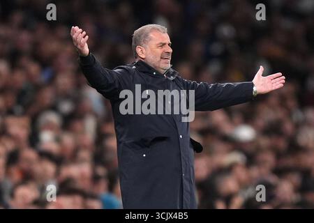 Dossier photo du 09/09/25 de Ange Postecoglou. Nottingham Forest devrait nommer l'ancien patron de Tottenham Ange Postecoglou pour remplacer Nuno Espirito Santo. Date d'émission : mardi 9 septembre 2025. Banque D'Images