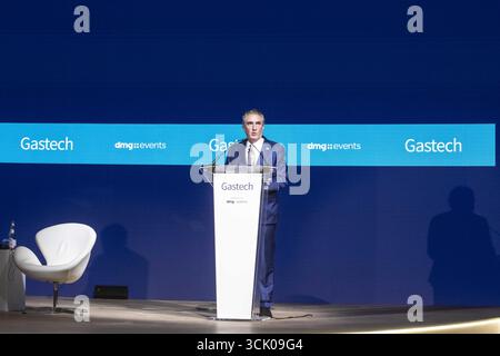 Rho, Italie. 09th Sep, 2025. Milan, Rho Fiera ouvre la nouvelle édition de Gastech, avec le secrétaire américain de l’intérieur Doug Burgum. Crédit : Agence photo indépendante/Alamy Live News Banque D'Images