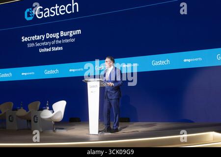 Rho, Italie. 09th Sep, 2025. Milan, Rho Fiera ouvre la nouvelle édition de Gastech, avec le secrétaire américain de l’intérieur Doug Burgum. Crédit : Agence photo indépendante/Alamy Live News Banque D'Images