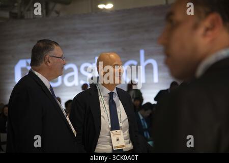 Rho, Italie. 09th Sep, 2025. Milan, RHO FIERA ouvre la nouvelle édition de Gastech, Claudio Descalzi sur Eni Credit : Independent photo Agency/Alamy Live News Banque D'Images