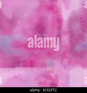 Un beau motif aquarelle abstrait dessiné à la main dans des tons roses doux, parfait pour les projets créatifs et divers arrière-plans pour l'impression sur tissu et papier. Banque D'Images