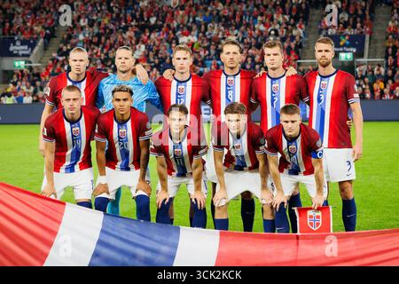 Oslo, Norvège. 09th Sep, 2025. Le départ 11 de la Norvège vu pour le match de qualification de la Coupe du monde 2026 entre la Norvège et la Moldavie au stade Ullevaal à Oslo. Crédit : Gonzales photo/Alamy Live News Banque D'Images