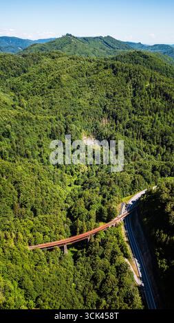 Paysage de Muranska Planina, Slovaquie Banque D'Images
