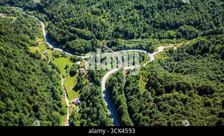 Paysage de Muranska Planina, Slovaquie Banque D'Images