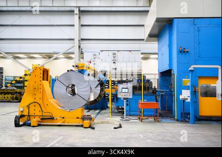 Intérieur d'une usine de métallurgie. Photo de haute qualité Banque D'Images
