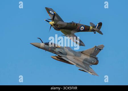 Hellenic Air Force au salon aéronautique AFW 2025 à Tanagra, Grèce Banque D'Images