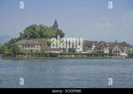 Rapperswil, Lac de Zurich, Suisse Banque D'Images