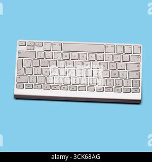 Un clavier élégant et moderne conçu pour une saisie efficace et une connectivité aisée. Banque D'Images