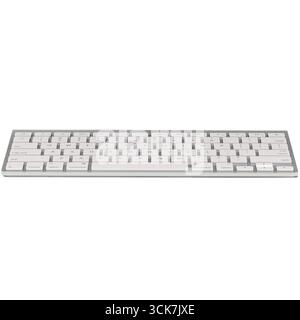 Un clavier élégant et moderne conçu pour une saisie efficace et une productivité accrue. Banque D'Images