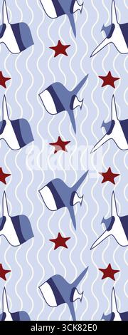 motif sans couture étonnant avec beau motif Illustration de Vecteur