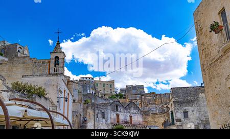 Matera dans la basilique sud de l'Italie Banque D'Images