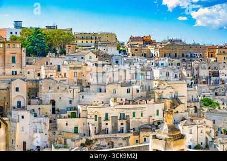 Matera dans la basilique sud de l'Italie Banque D'Images