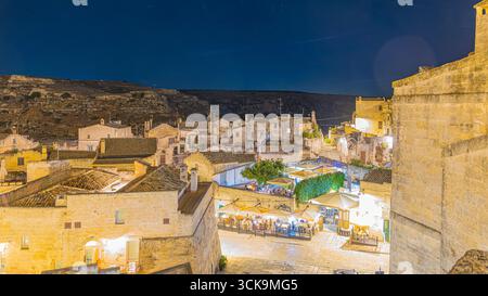 Matera dans la basilique sud de l'Italie Banque D'Images