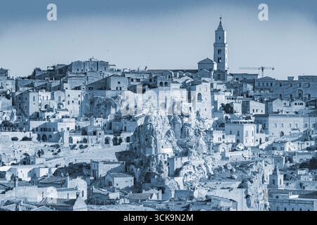 Matera dans la basilique sud de l'Italie Banque D'Images