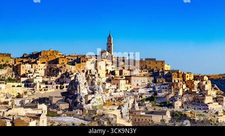 Matera dans la basilique sud de l'Italie Banque D'Images