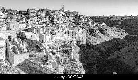 Matera dans la basilique sud de l'Italie Banque D'Images