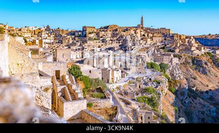 Matera dans la basilique sud de l'Italie Banque D'Images