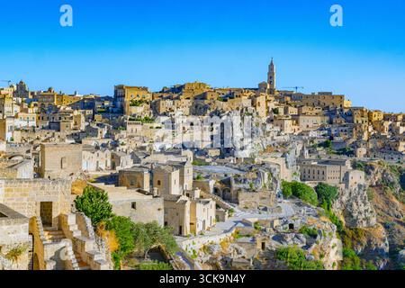 Matera dans la basilique sud de l'Italie Banque D'Images