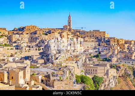 Matera dans la basilique sud de l'Italie Banque D'Images