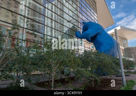 Le Big Blue Bear Banque D'Images