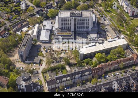 Vue aérienne, MarienHospital Herne, Herne-Sud, Herne, Ruhr, Rhénanie-du-Nord-Westphalie, Allemagne, DE, Europe, santé, Herne-East, hôpital, cliniques Banque D'Images