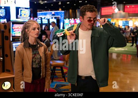 Eenie Meanie Samara Weaving & Karl Glusman Banque D'Images