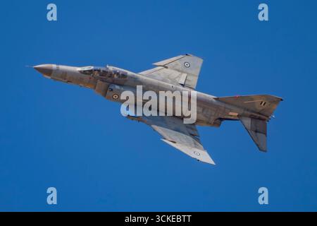 McDonnell Douglas F-4E Phantom à AFW 2025 à Tanagra, Grèce Banque D'Images