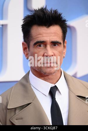 Londres, Royaume-Uni. 11 septembre 2025. Colin Farrell lors de la première européenne de A Big Bold Beautiful Journey le 11 septembre 2025. L’événement a eu lieu au cinéma Odeon luxe à Londres, au Royaume-Uni. Photo de Stuart Hardy/ABACAPRESS.COM crédit : Abaca Press/Alamy Live News Banque D'Images