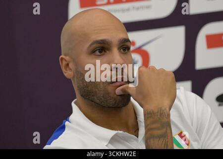 Roma, Italie. 06 juin 2024. Marcell Jacobs lors de la conférence de presse pour la présentation de la 26ème édition des Championnats d'Europe d'athlétisme Rome 2024 au CONI de Rome, Italie - jeudi 6 juin 2024 - Sport, Athlétisme (photo de Fabrizio Corradetti/LaPresse) crédit : LaPresse/Alamy Live News Banque D'Images