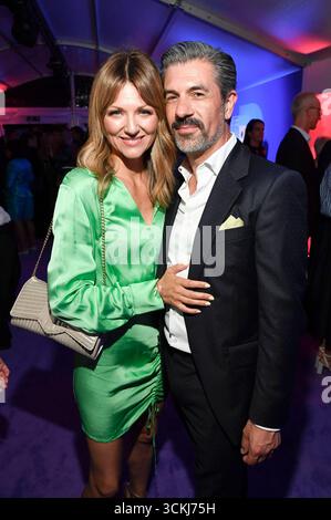 Ella Endlich mit Freund Marius Darschin BEI der Bertelsmann Party 2025 in der Bertelsmann Repräsentanz Unter den Linden. Berlin, 11.09.2025 *** Ella Endlich avec son petit ami Marius Darschin à la fête Bertelsmann 2025 au bureau de représentation Bertelsmann Unter den Linden Berlin, 11 09 2025 Foto :XF.xKernx/xFuturexImagex bertelsmann 5453 Banque D'Images