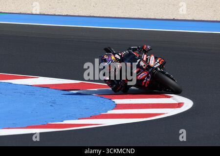 Misano, Italien. 12 septembre 2025. 12 septembre 2025, Misano World circuit Marco Simoncelli, Misano, MotoGP Red Bull Grand Prix de Saint-Marin et de la Riviera de Rimini, sur la photo Jorge Martin d'Espagne, Aprilia Racing Credit : dpa/Alamy Live News Banque D'Images