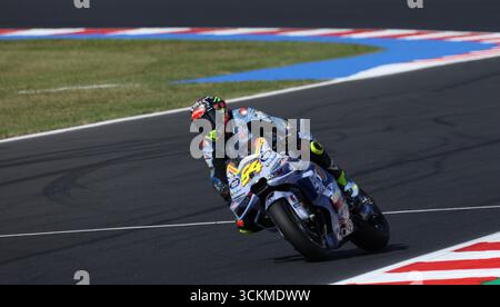 Misano, Italien. 12 septembre 2025. 12 septembre 2025, Misano World circuit Marco Simoncelli, Misano, MotoGP Red Bull Grand Prix de Saint-Marin et de la Riviera de Rimini, en photo Fermin Aldeguer d'Espagne, Gresini Racing MotoGP/dpa/Alamy Live News Banque D'Images