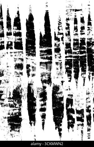 Motif de forme d'onde noir et blanc déformé pour l'arrière-plan de conception audio. Illustration de Vecteur