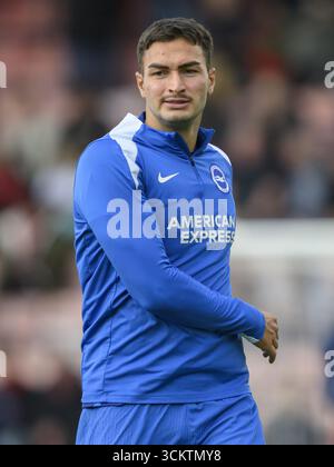 Bournemouth, Royaume-Uni. 13 septembre 2025. Bournemouth, Angleterre, 13 septembre 2025 : Diego Coppola de Brighton & Hove Albion lors du match de premier League entre Bournemouth et Brighton au Vitality Stadium de Bournemouth, en Angleterre. Crédit : SPP Sport Press photo. /Alamy Live News Banque D'Images