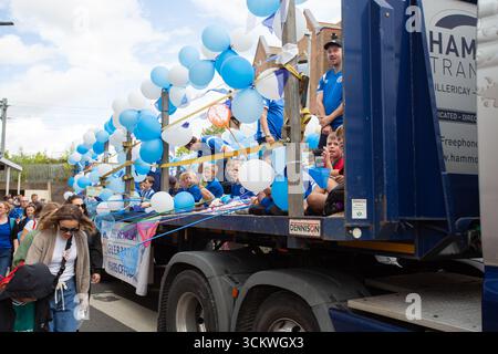 Wickford, Essex, Grande-Bretagne. 13 septembre 2025. Défilé du carnaval de Wickford Town 2025. Helen Cowles / Alamy Live News. Banque D'Images