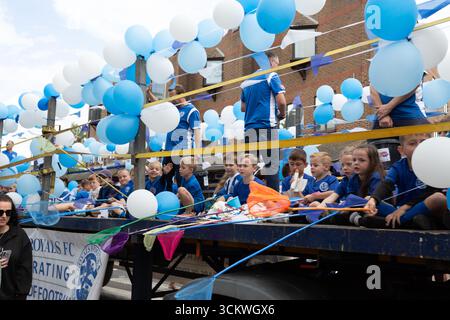 Wickford, Essex, Grande-Bretagne. 13 septembre 2025. Défilé du carnaval de Wickford Town 2025. Helen Cowles / Alamy Live News. Banque D'Images
