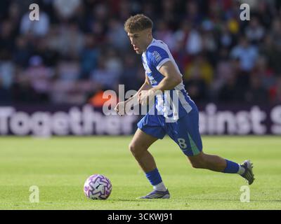 Bournemouth, Royaume-Uni. 13 septembre 2025. Bournemouth, Angleterre, 13 septembre 2025 : Brajan Gruda de Brighton & Hove Albion lors du match de premier League entre Bournemouth et Brighton au Vitality Stadium de Bournemouth, en Angleterre. Crédit : SPP Sport Press photo. /Alamy Live News Banque D'Images