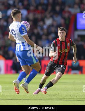 Bournemouth, Royaume-Uni. 13 septembre 2025. Bournemouth, Angleterre, 13 septembre 2025 : Alex Jimenez de Bournemouth lors du match de premier League entre Bournemouth et Brighton au Vitality Stadium de Bournemouth, en Angleterre. Crédit : SPP Sport Press photo. /Alamy Live News Banque D'Images